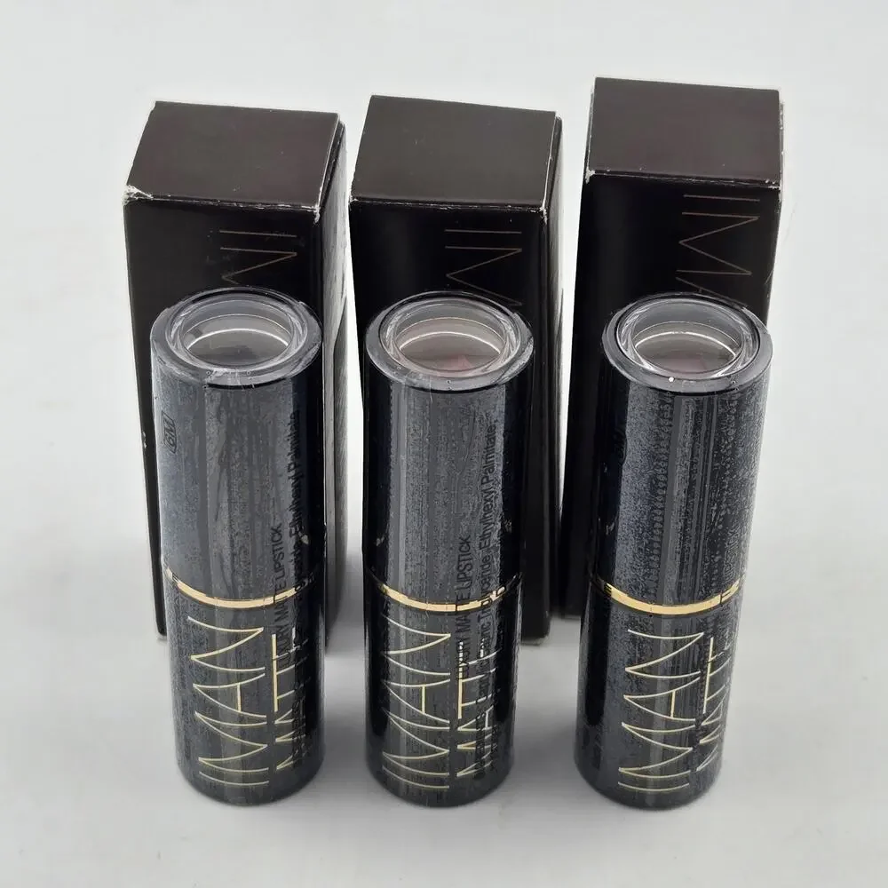 IMAN Luxury Matte Lipstick Mixed Lot Of 6 Assorted Colors Full Size Gift Set